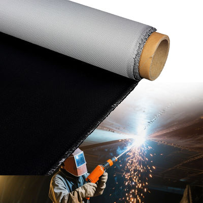 460 g/sqm 0.41 mm PU Coated Fiberglass Fabric with 1m to 1.55m Width for High Temperature Protection