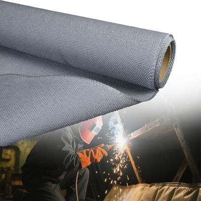 Fire Retardant PU Coated Fiberglass Fabric Waterproof 460 g/sqm 0.41 mm for Fire and Smoke Curtains
