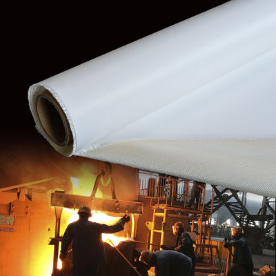 Durable Silicone Coated Fiberglass Fabric with 0.3 mm Thickness 400 g/sqm Weight and 1 / 1.2 / 1.5 meter Width