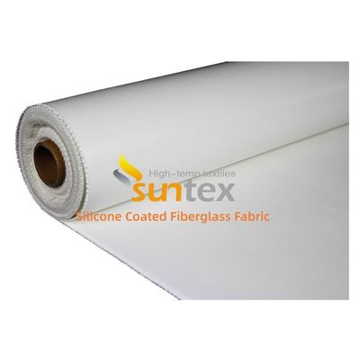 Double Sided Silicone Coated Fiberglass Fabric with Enhanced Durability and 50 m / 100 m Roll Length