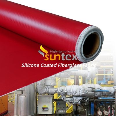 Flame Retardant Thermal Insulation Anti-Aging Silicone Coated Fiberglass Fabric for High Temperature Applications
