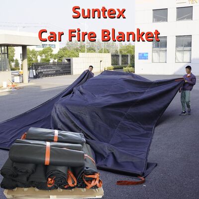 Suntex Flexible Brandschutzdecke mit Sauerstoffentzug für Zwei-Personen-Einsatz bei EV-Autobränden