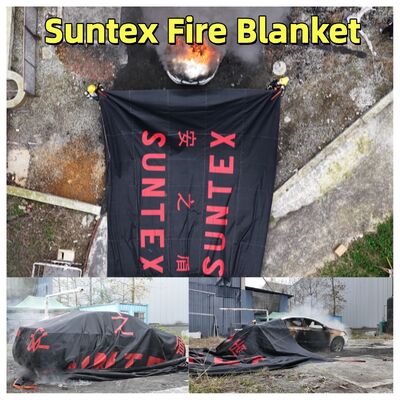 Suntex Flexible EV Car Fire Blanket für die Brandbekämpfung mit Lithium-Ionen-Batterie mit Sauerstoffentzug