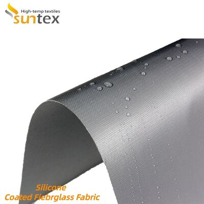 850g/m2 Fireproof Heat Resistant Silicone Coated Fiberglass Fabric for High Temperature Protection