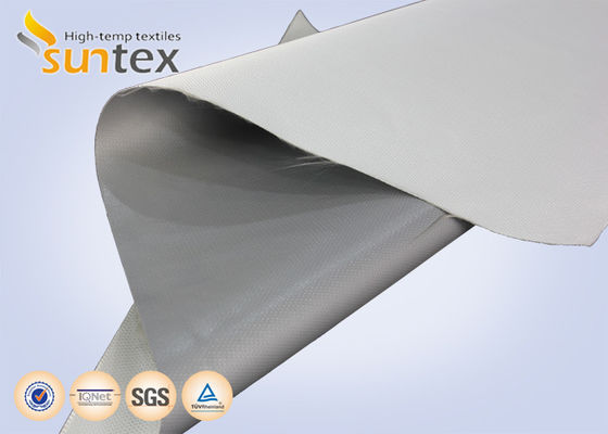 Fireproof Silicone Coated Fiberglass Fabric 850g/m2 with Ozone Resistance for High Temperature Applications