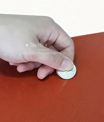 Heavy Duty 850g/m2 Silicone Coated Fiberglass Fabric - Fireproof and Heat Resistant for Industrial Applications