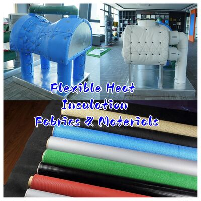 EN-13501-zertifizierter Brandschutzvorhangstoff mit 550°C Temperaturbeständigkeit und 0,6 mm Dicke für Brand- und Rauchschutz