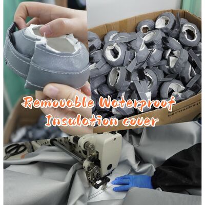 EN-13501-zertifizierter Brandschutzvorhangstoff mit 550°C Temperaturbeständigkeit und 0,6 mm Dicke für Brand- und Rauchschutz