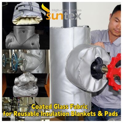 1000°C Temperaturbeständig Glasfaserkleidung Wärmedämmstoff mit Wasser- und Ölbeständigkeit in anpassbaren Größen