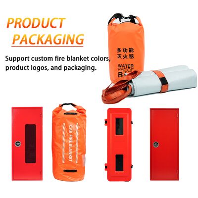 Flammschutz-EV-Fahrzeug-Branddecke mit Wärmebeständigkeit bei 550°C/1000°C und Sauerstoffentzug für die Brandsicherheit