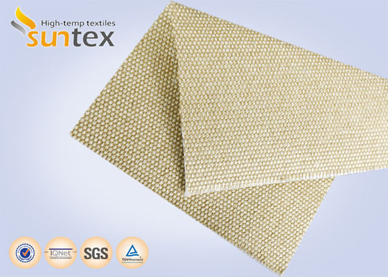 Durable High Temperature Fiberglass Cloth Vermiculite Coated Fabric Resistant To Abrasion Welding Spatter And Metal Splash For Fire Barrier