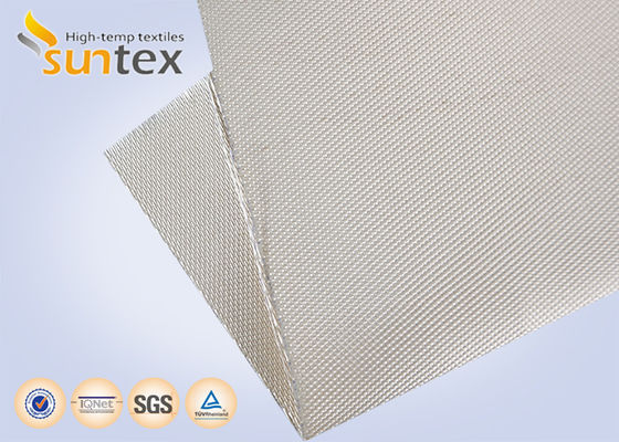1200℃ High Temperature Resistance Silica Cloth with 18 oz/sqy Unit Weight and Crowfoot Pattern for Fire Retardant Applications