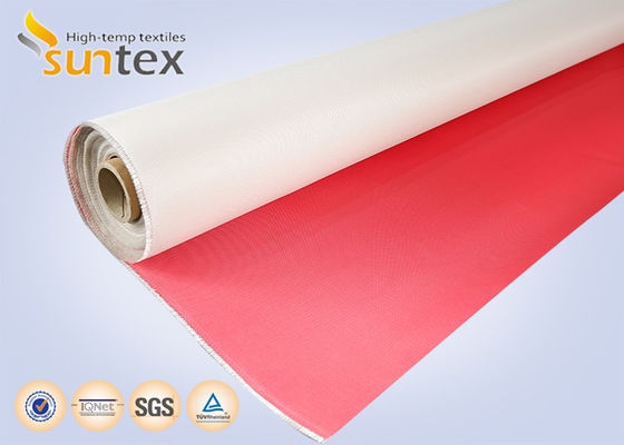 Heatproof Gewebe PU beschichtete des Fiberglas-Gewebe-M0 Rohr Schweißens-Feuer-der Decken-0.41mm des Gewebe-460g