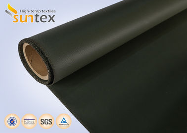 High Temperature Silicone Fabric Fire Resisting Silicone Coated Fiberglass Cloth Fire-Resistant Fiber Fabric