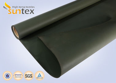 High Temperature Silicone Fabric Fire Resisting Silicone Coated Fiberglass Cloth Fire-Resistant Fiber Fabric