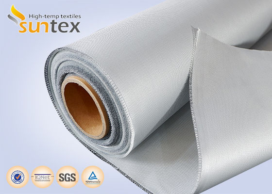Ausgezeichnetes chemisches beständiges silikonumhülltes Fiberglas-Gewebe-dauerhafter Fiberglas-Stoff