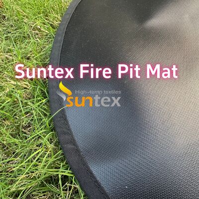 550C Heat Resistant Fire Pit Mat with Customizable Size and Multi-Layer Structure for Outdoor Grill Protection