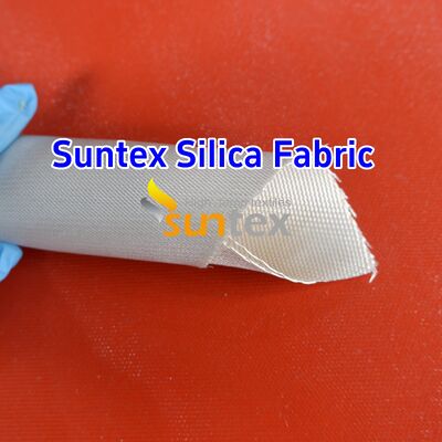 1700°C Softening Point Silica Fabric 96% SiO2 High Temp Fireproof Cloth For Welding Blanket Removable Insulation Jacket Aerospace Nuclear Industry