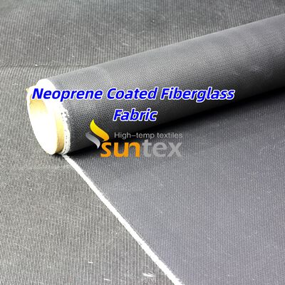 High Temperature Resistance Chemical Resistant Flame Retardant Neoprene Coated Fiberglass Fabric for Industrial Applications