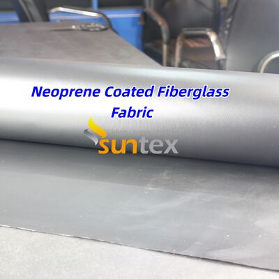 High Temperature Resistance Flame Retardant Neoprene Coated Fiberglass Fabric for Flexible Fabric Connector