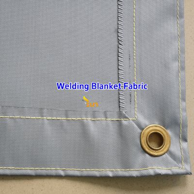 High Temperature Resistant Acrylic Coated Fiberglass Welding Blanket with Customizable Sizes