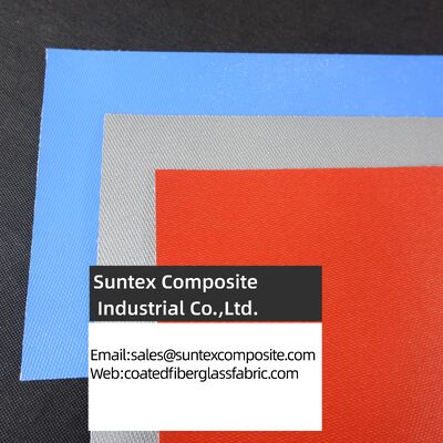 Fireproof High Temperature Resistance Silicone Coated Fiberglass Fabric with Customizable Width