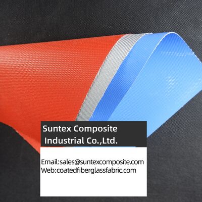 High-Temperature Fireproof Silicone Coated Fiberglass Fabric with Corrosion Resistance