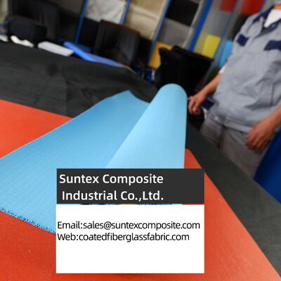 Silicone Rubber Coated Fiberglass Fabric with 4H Satin Weave, 0.1mm to 3mm Thickness, and -50°C to 550°C Temperature Resistance