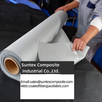 High Temperature Protection and Fire Resistance Silicone Coated Fiberglass Fabric with 4H Satin Weave