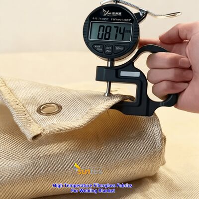 550°C Wärmebeständige Acrylbeschichtete Schweißdecke mit anpassbaren Größen für den Brandschutz