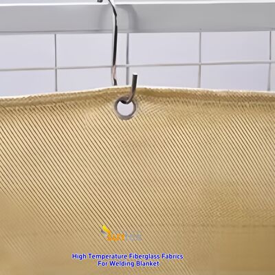 Flammschutzfähige Schweißdecke aus Glasfaser Hitzebeständig bis 550°C Acrylbeschichtete Feuerdecke