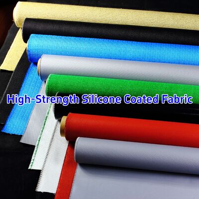 Alkali Free Fireproof Silicone Coated Fiberglass Fabric 590 g/sqm for Heat Resistant Insulation