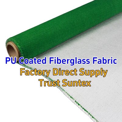 Industrielles 460 g/m² 0,41 mm schwer entflammbares M0-zertifiziertes PU-beschichtetes Glasfasergewebe