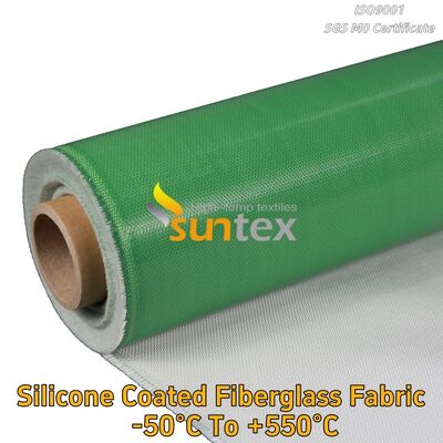 Different Colors High Temperature Thermal Insulation Fireproof Silicone Rubber Coated Fiberglass Fabric