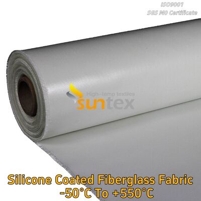 Different Colors High Temperature Thermal Insulation Fireproof Silicone Rubber Coated Fiberglass Fabric