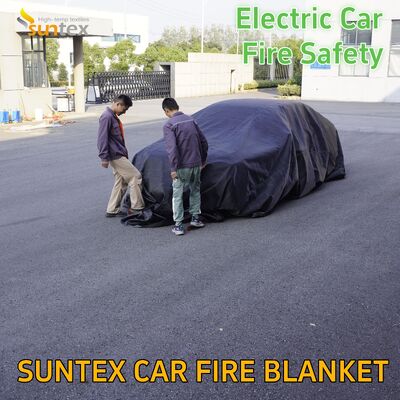 New Energy Electric Car Charging Station Fire Blanket Firefighting Vehicle Fiberglass 