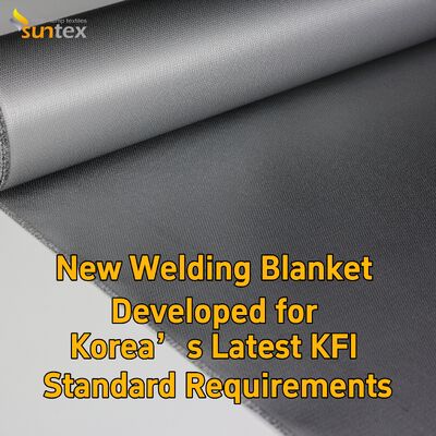Suntex Neue F&E Graue Silikon-Glasfaser-Schweißdecke, die mit dem koreanischen KFI-Standard konform ist