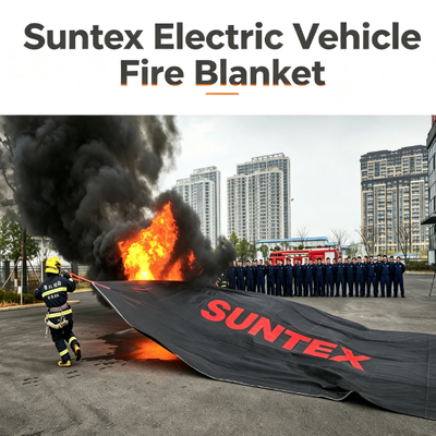 Suntex Elektrofahrzeug-Feuerdecke zur Eindämmung von Lithium-Ionen-Akkubränden