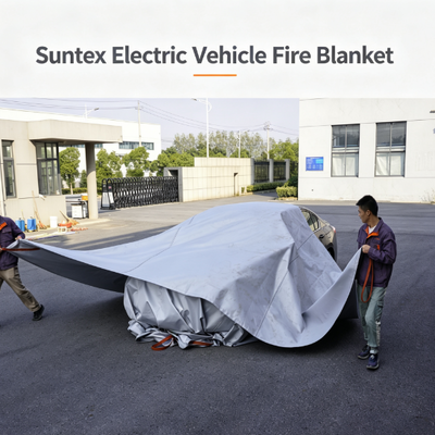 Suntex Electric Vehicle Fire Blanket Isolate EV car fires fast, effective and safe